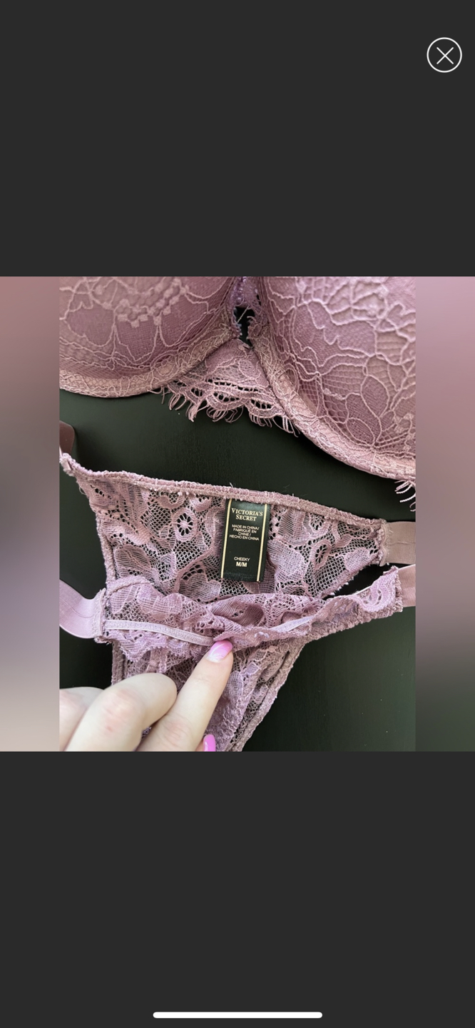 Victoria’s Secret set lace with rhinestones - photo 4