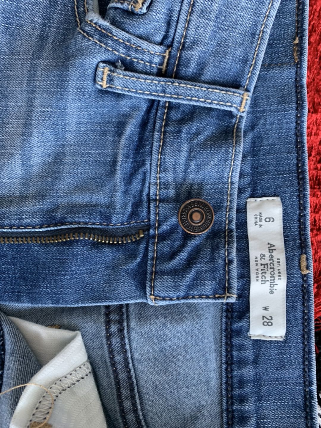 A & F denim shorts - photo 3