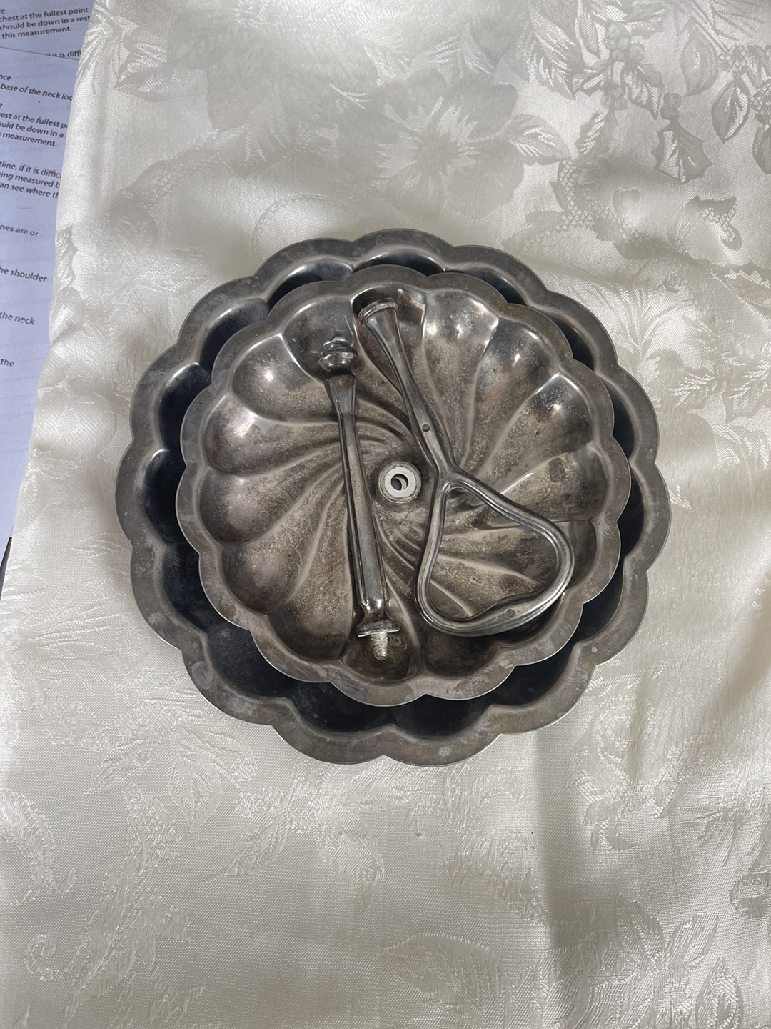 Silver plated Cookie Dish (stores flat) - photo 3