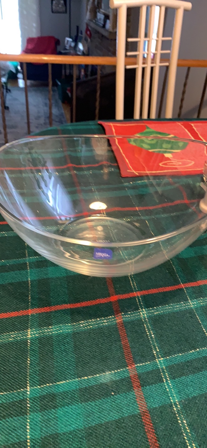 Mikasa glass bowl