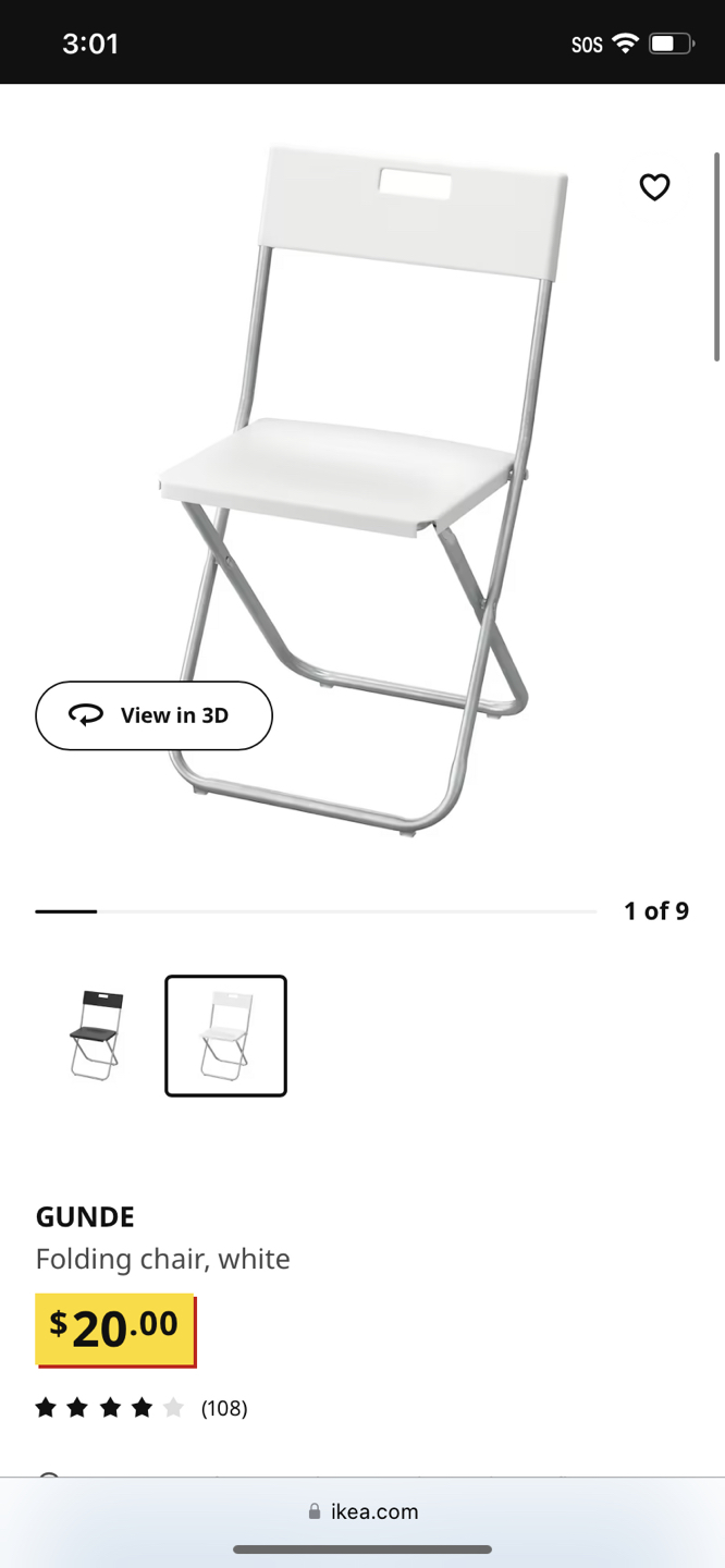IKEA Gunde Folding Chairs - photo 4