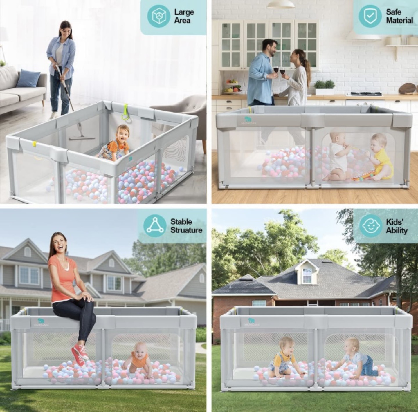 Baby Playpen - Excellent Condition image indicator(6)