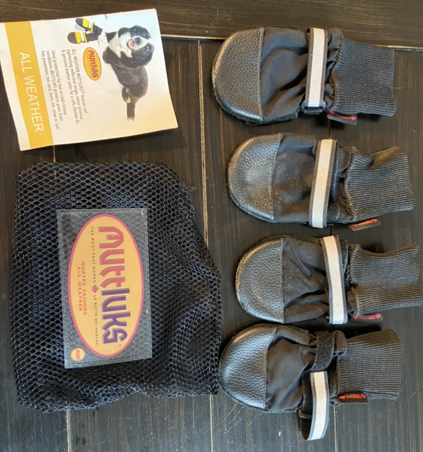 Muttluks dog booties - medium thumbnail