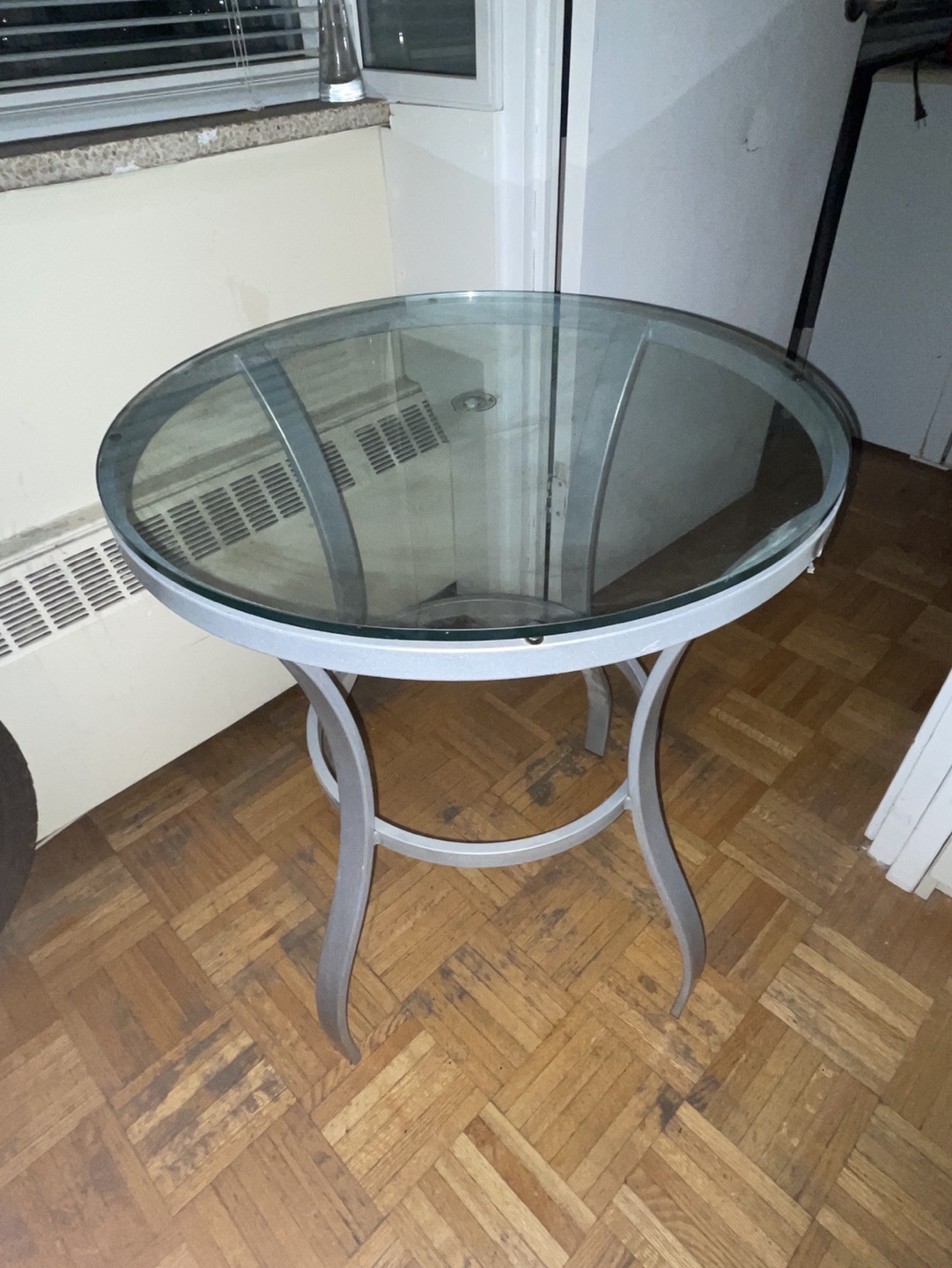 Asthetic looking glass table thumbnail