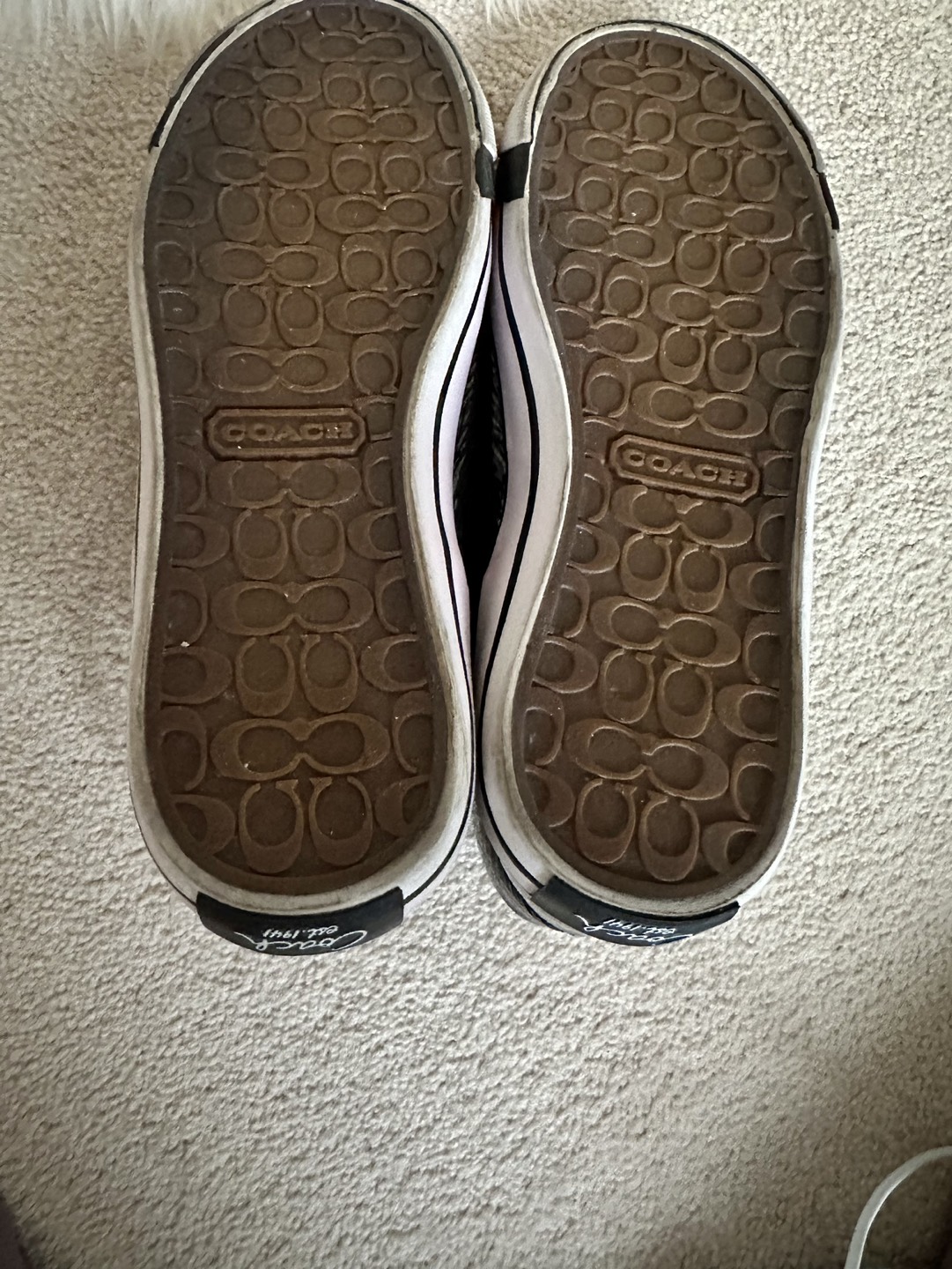 ❤️ Coach Black Laced Up Sneakers - photo 5