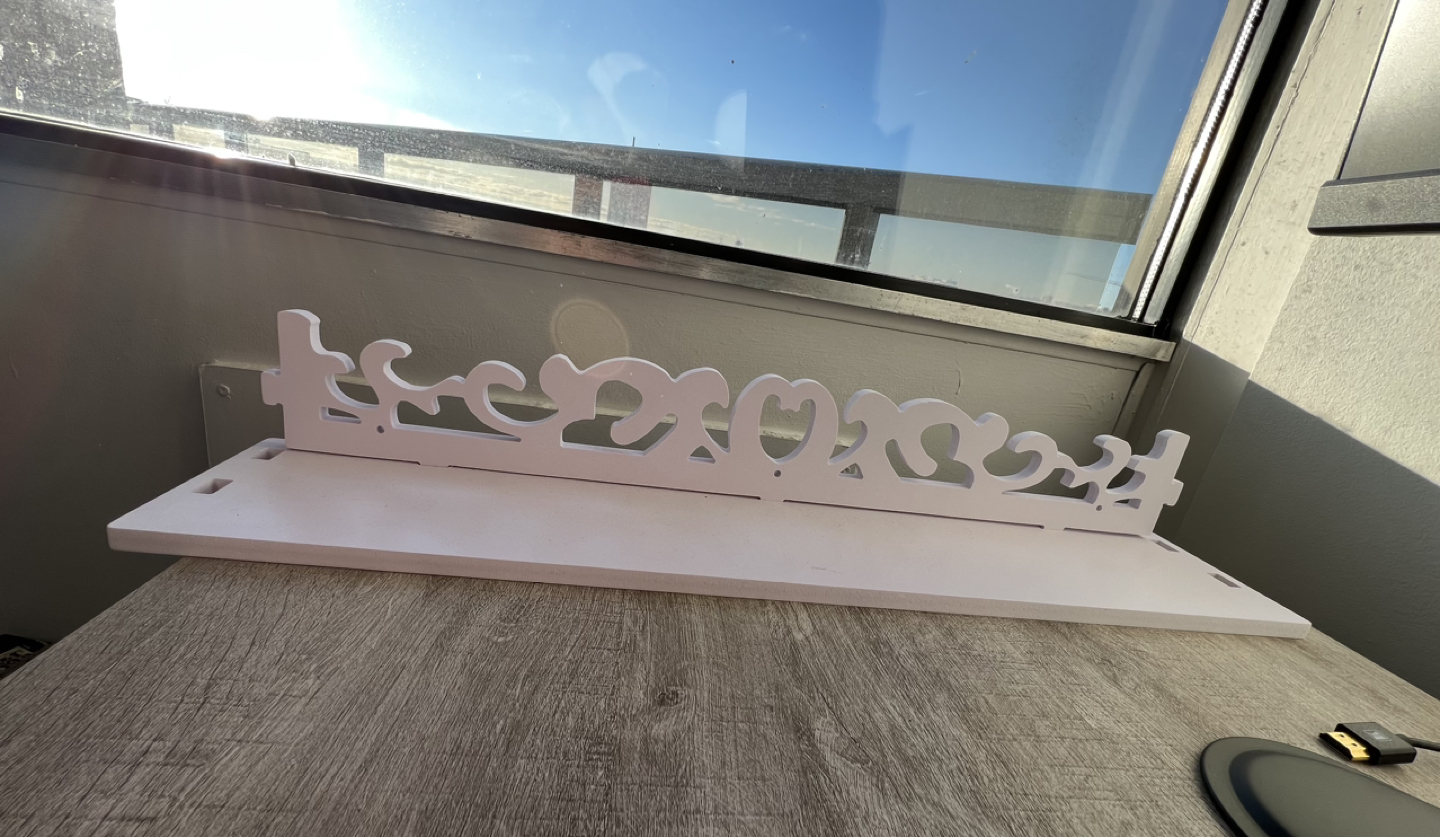 Decor floating shelf (two side display) thumbnail