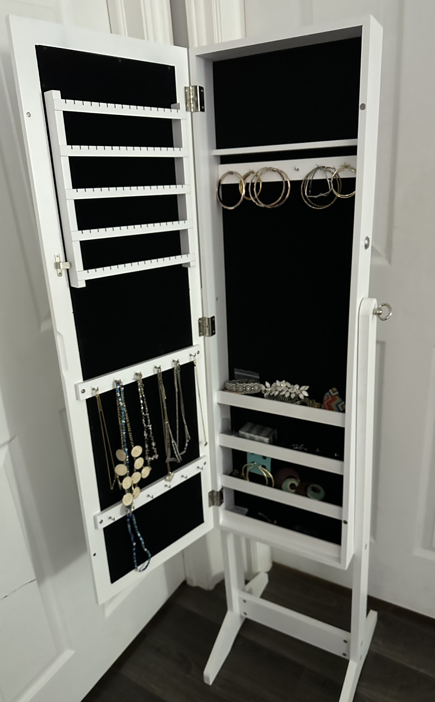 Jewelry Armoire with mirror