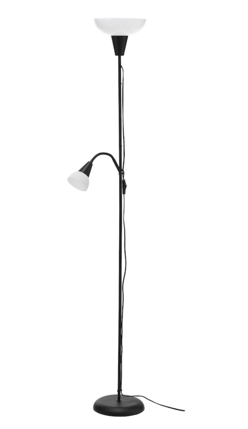 Floor up lighter lamp / reading lamp