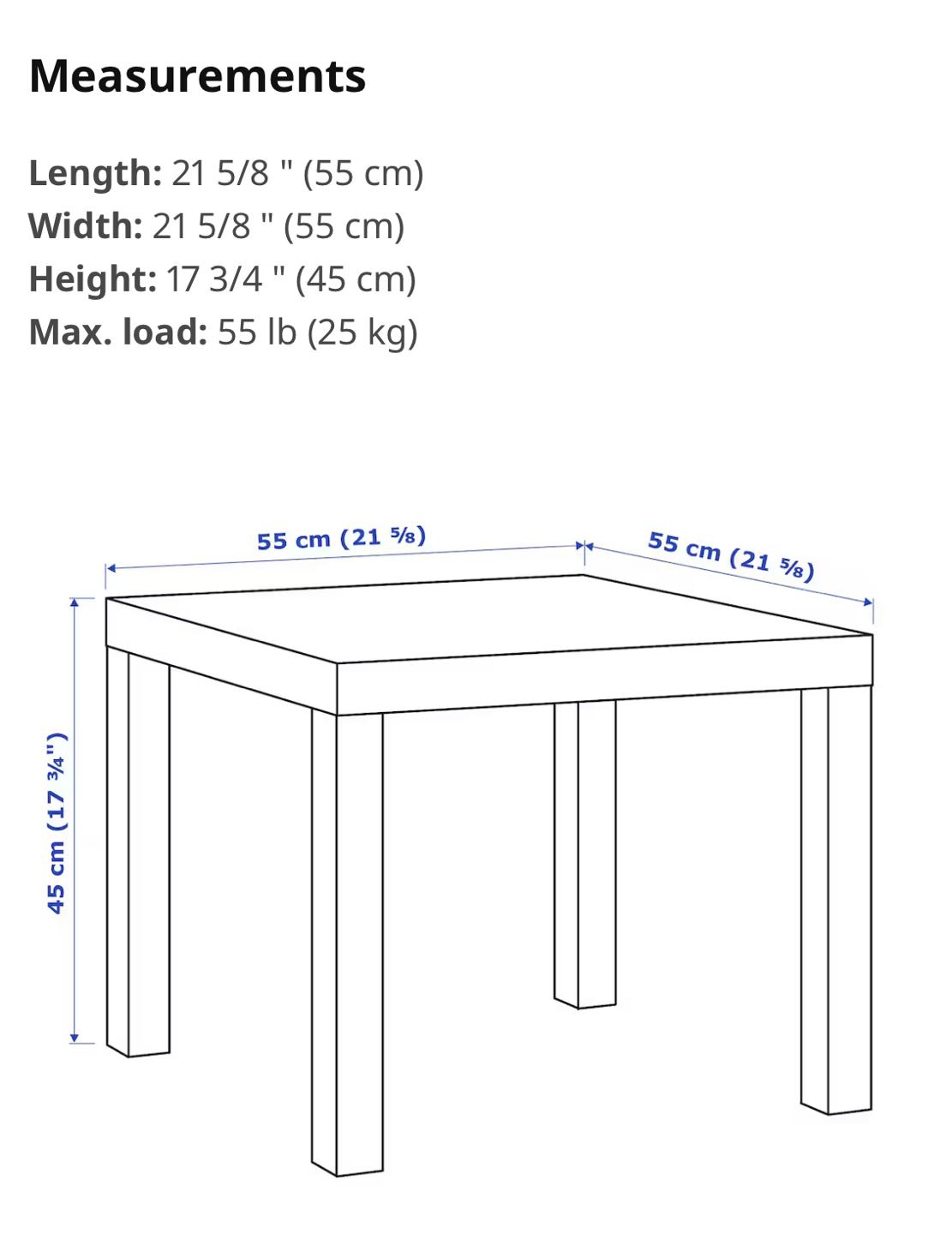 Lack Side Table - Ikea - photo 2