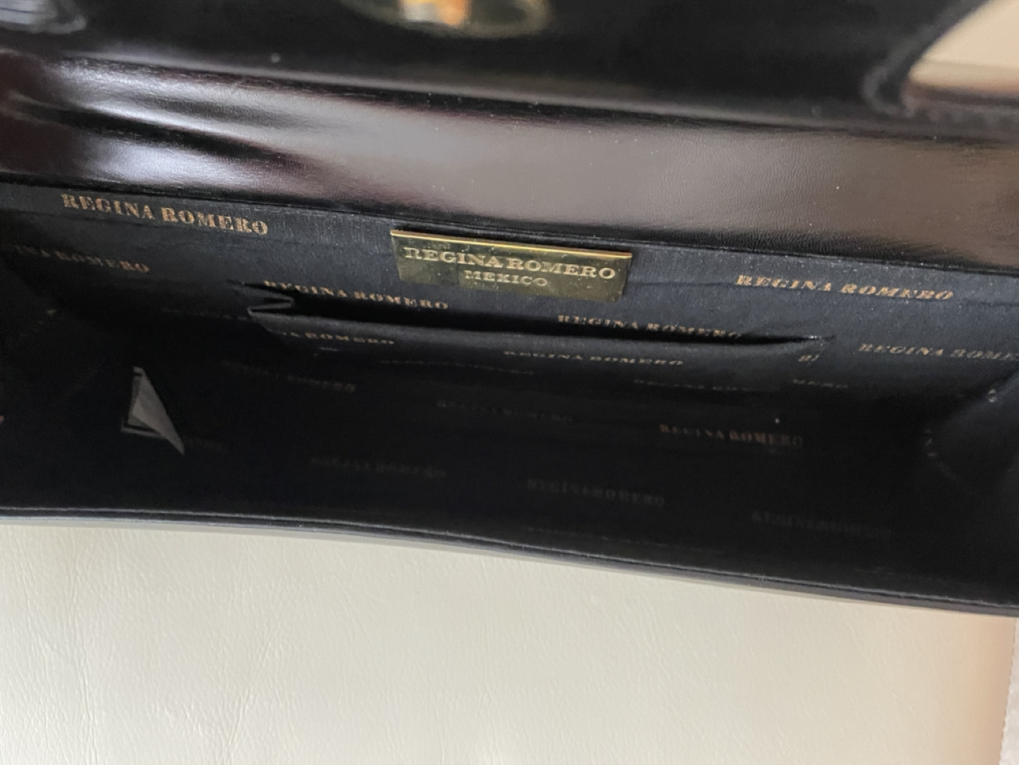 Leather handbag - photo 3