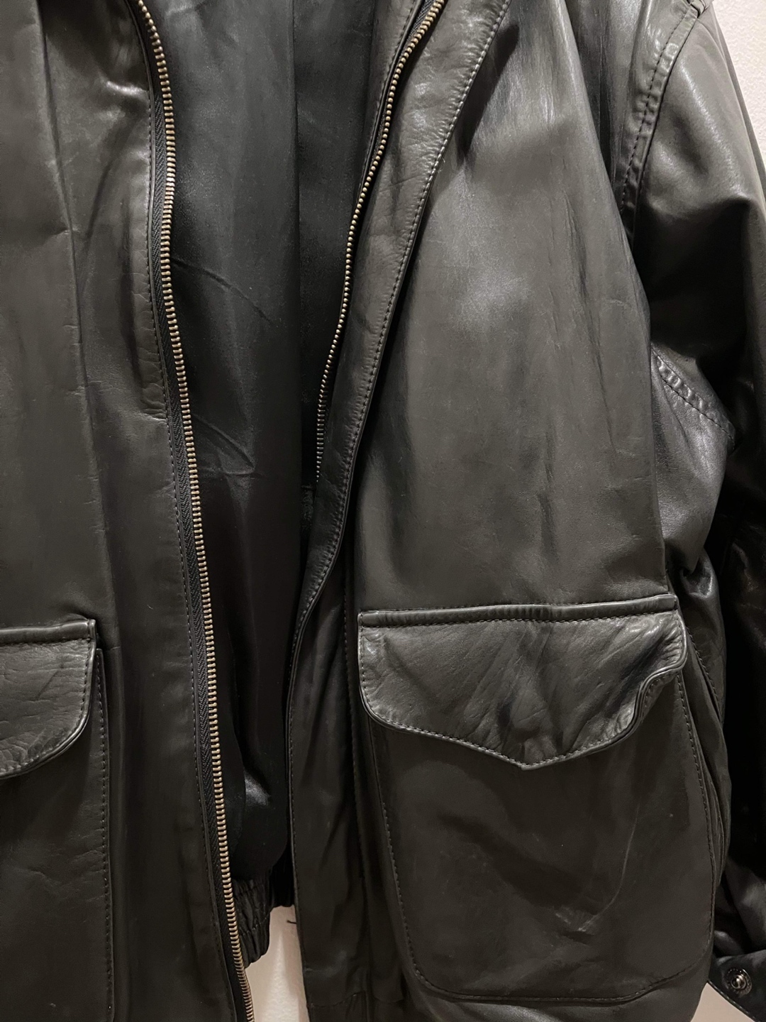 Vintage leather Jacket - photo 4