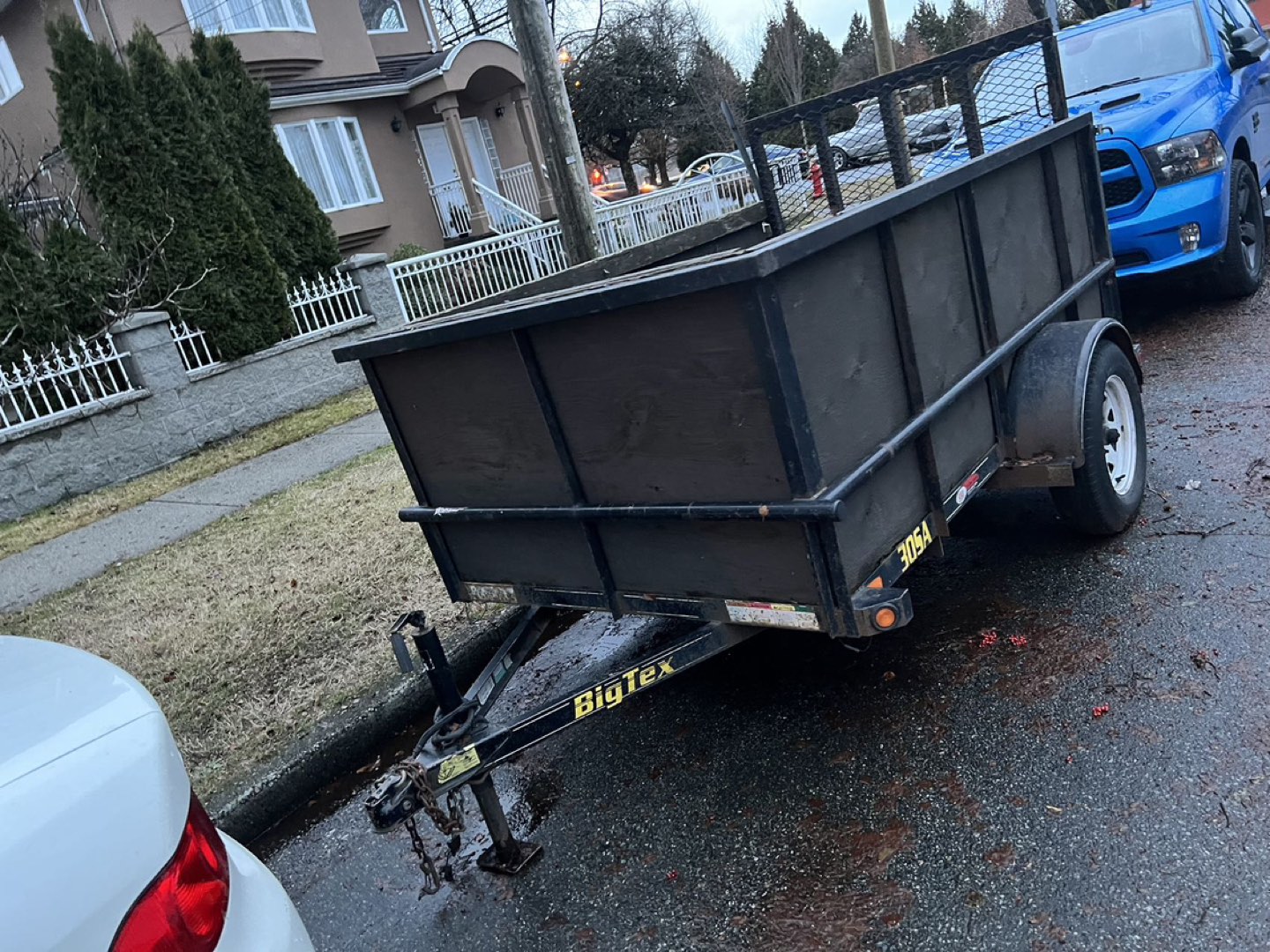 2013 30SA Big Tex single axle utility trailer 5x8 - photo 2