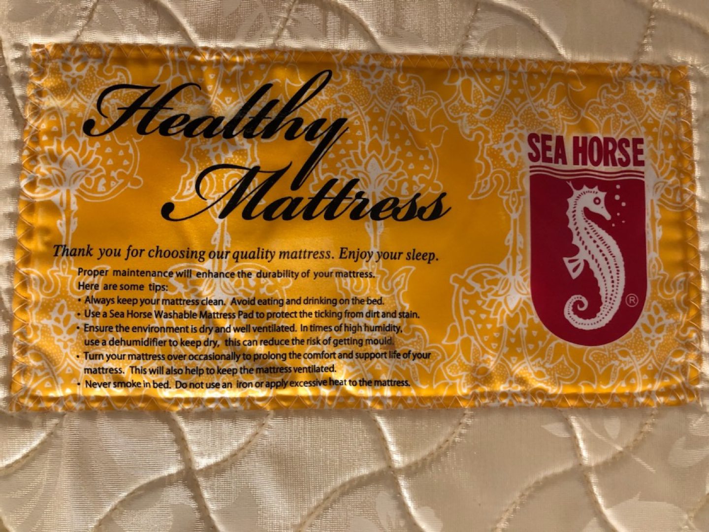 High Quality Sea Horse Brand (海馬牌) - Queen Size Mattress