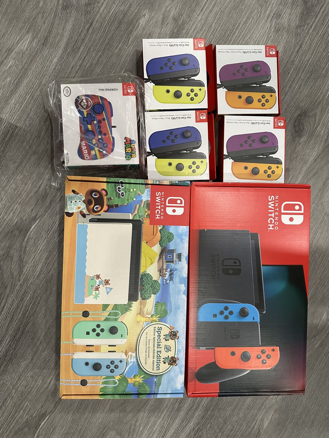 Switch items
