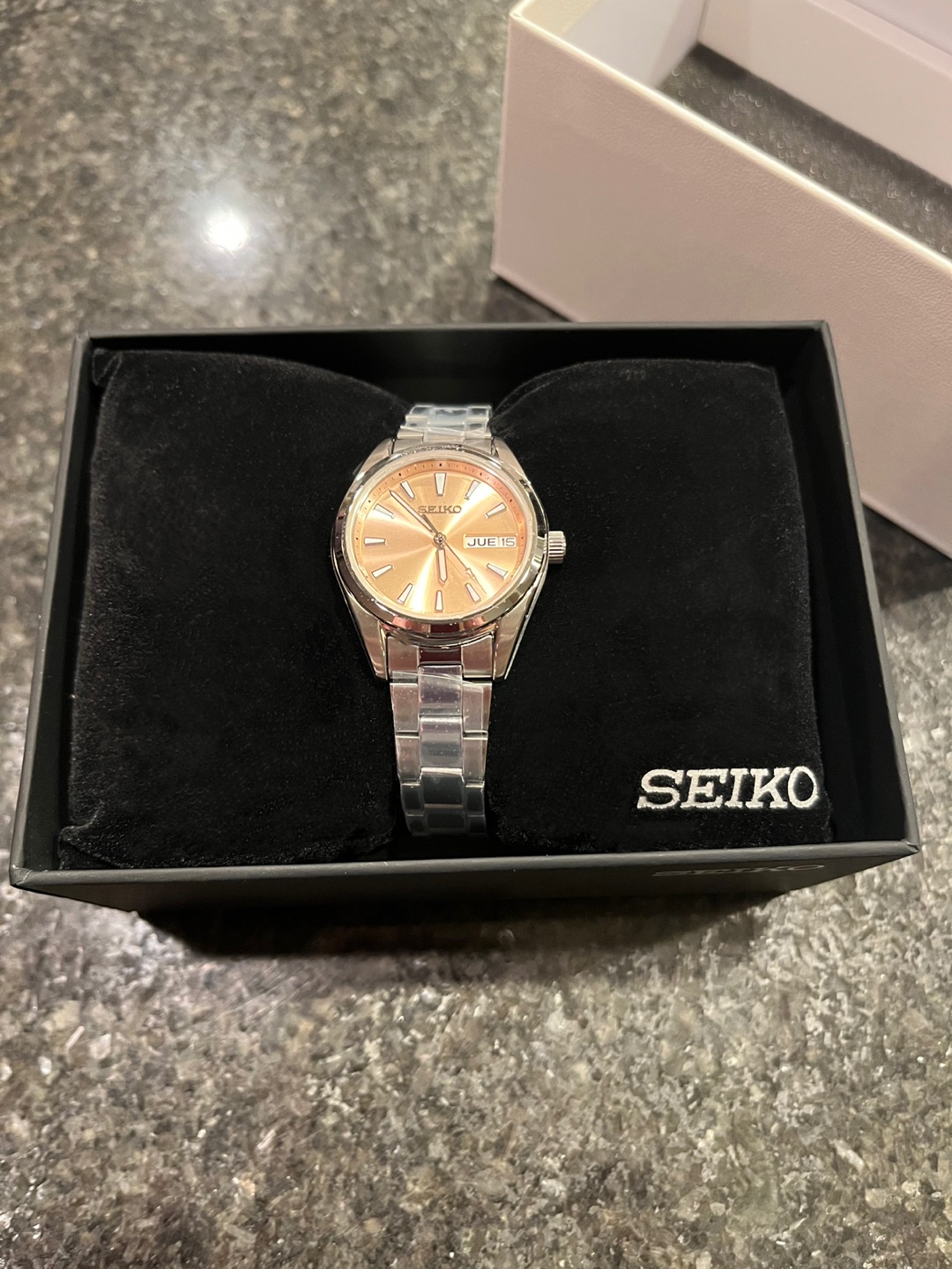 Seiko rose gold watch thumbnail