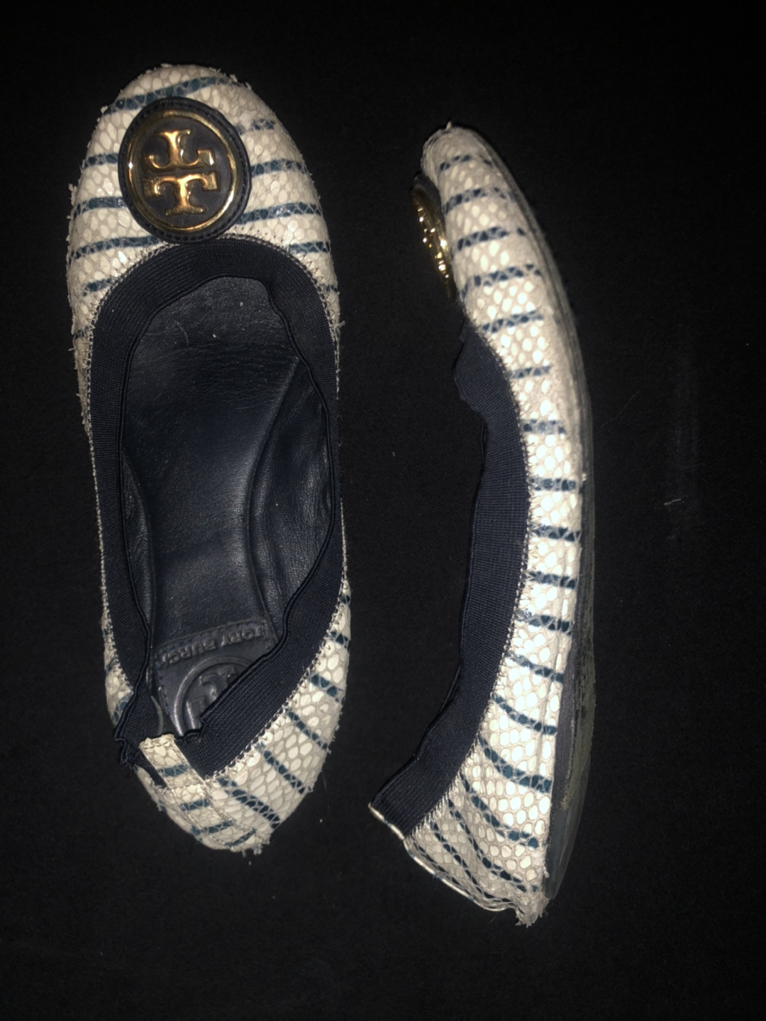 Tory Burch Leather Ballet Flats - photo 2