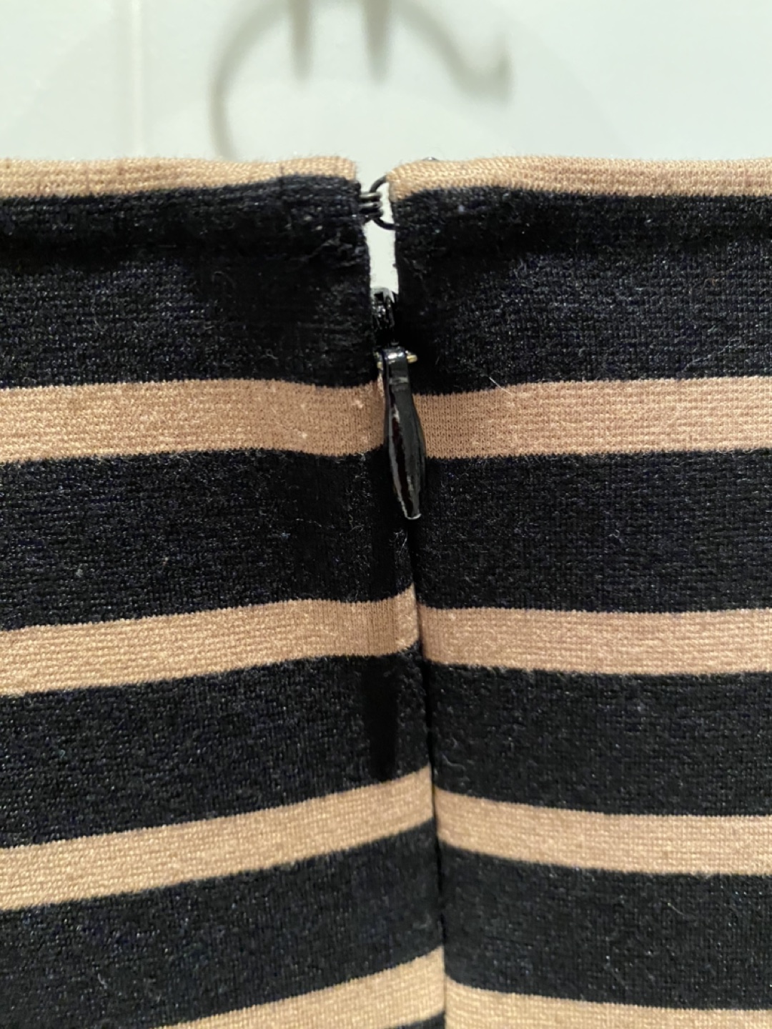 Sleeveless striped fit & flare dress image indicator(3)