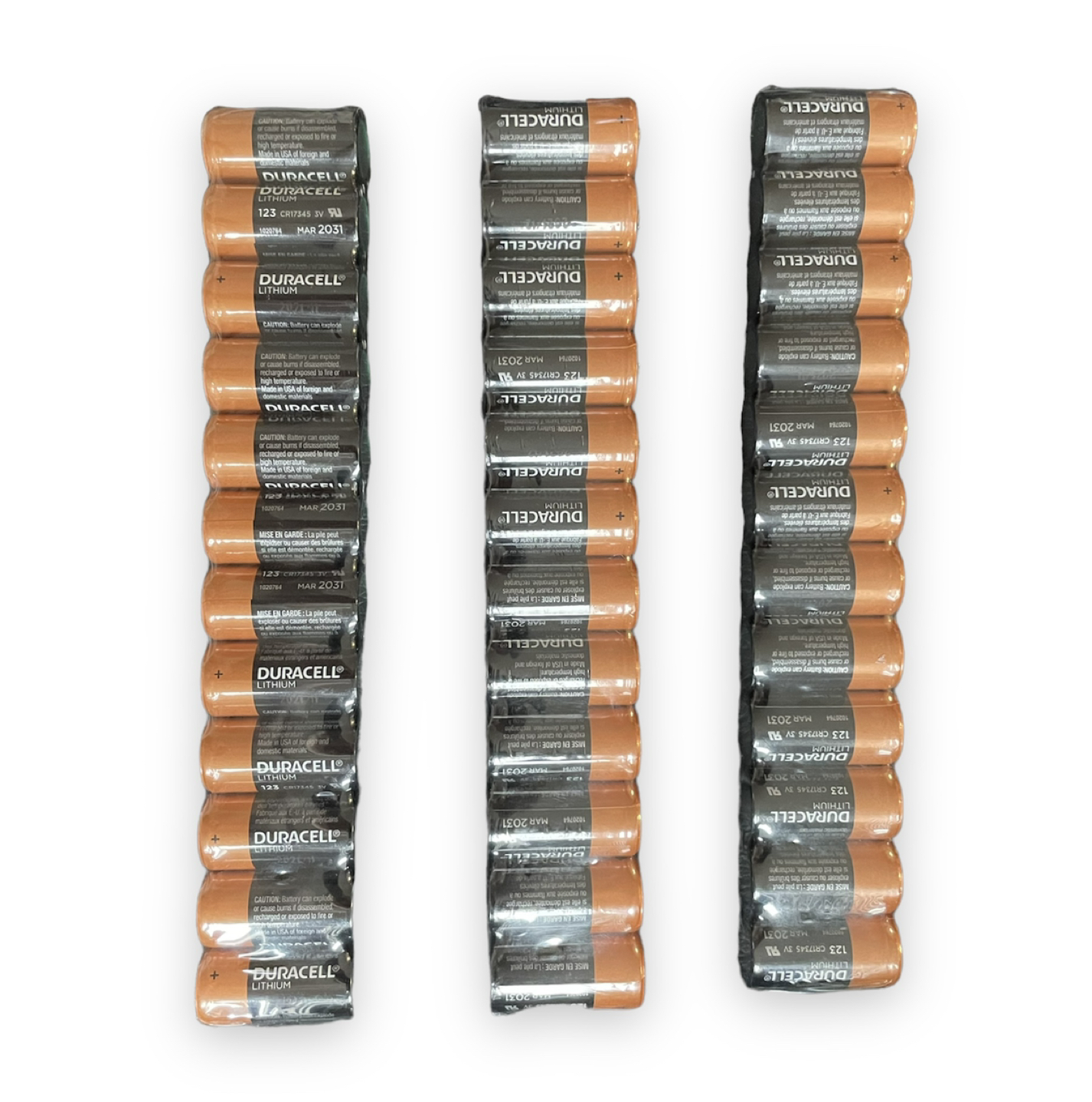 Bulk Pack of 12 Duracell DL123A 3V Lithium 123A Batteries thumbnail