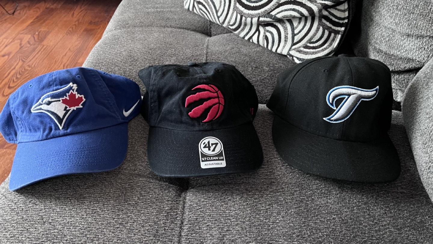Blue Jays and Raptors Caps thumbnail