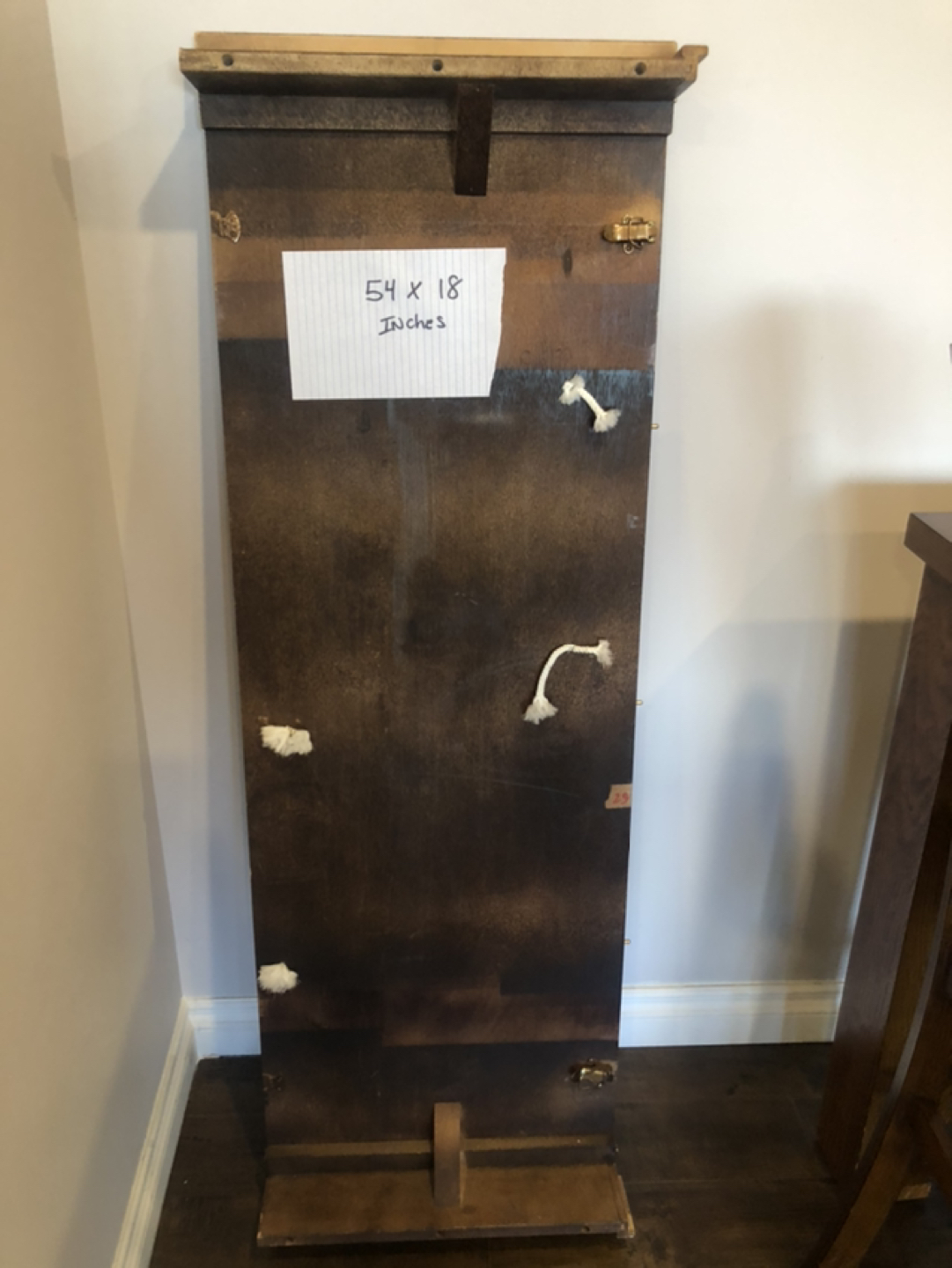 Solid Wood High Top Bar Style table and 4 chairs.  54x36x36 image indicator(6)