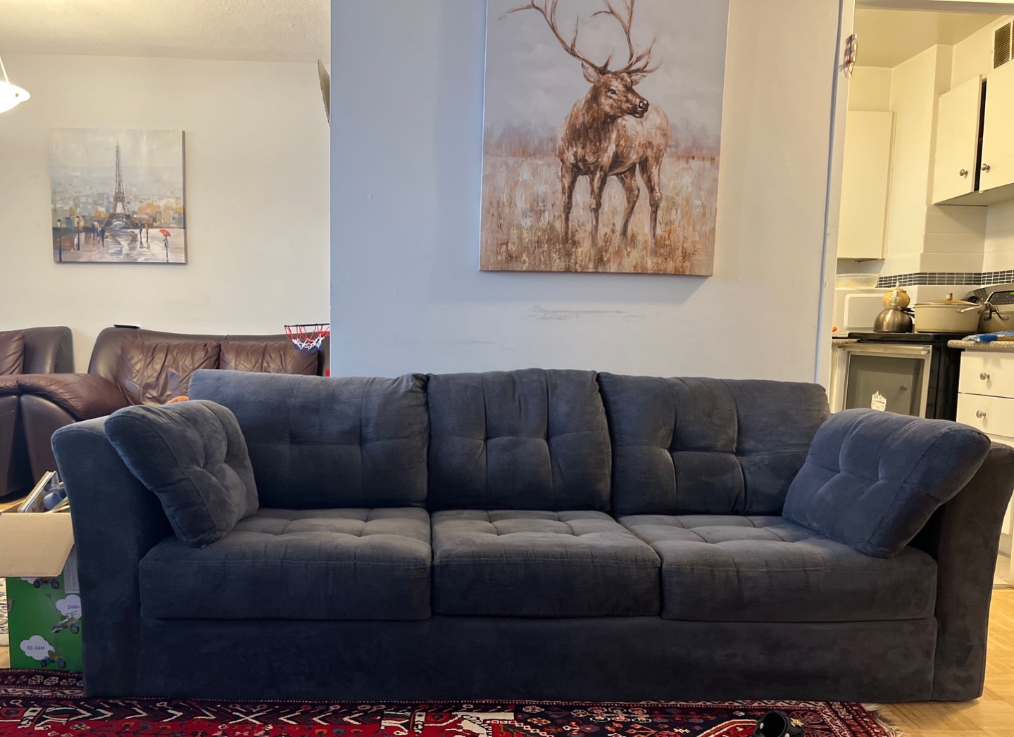 🛋️ sofa couch 3seater gray so comfortable