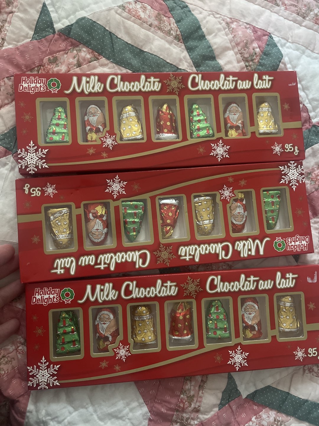 Free chocolates from Christmas
