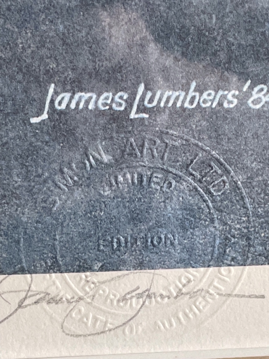 James Lumbers “Country Kitchen” framed, signed, stamped - photo 2