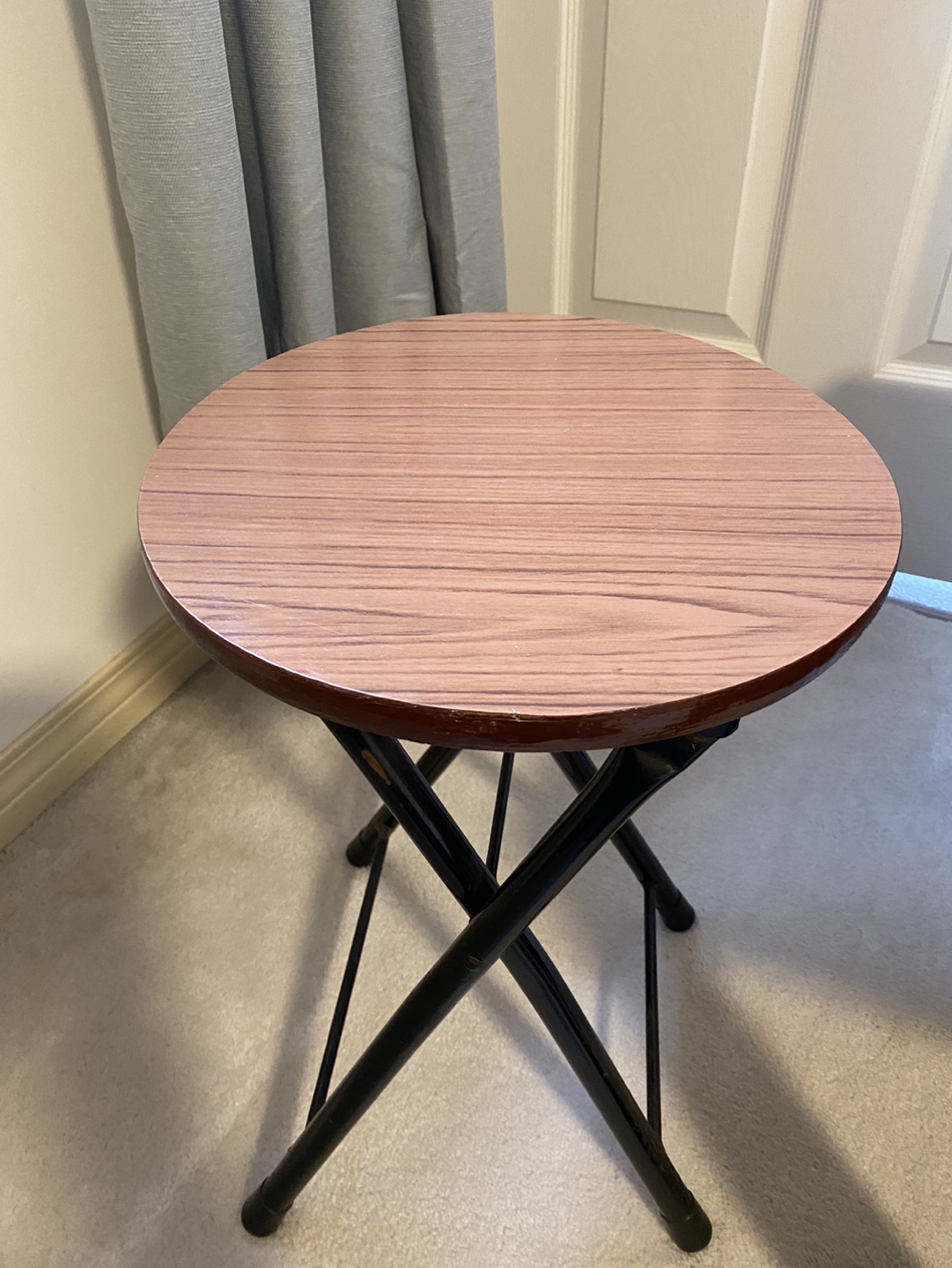 Portable wooden & metal stool #freecycle image indicator(2)