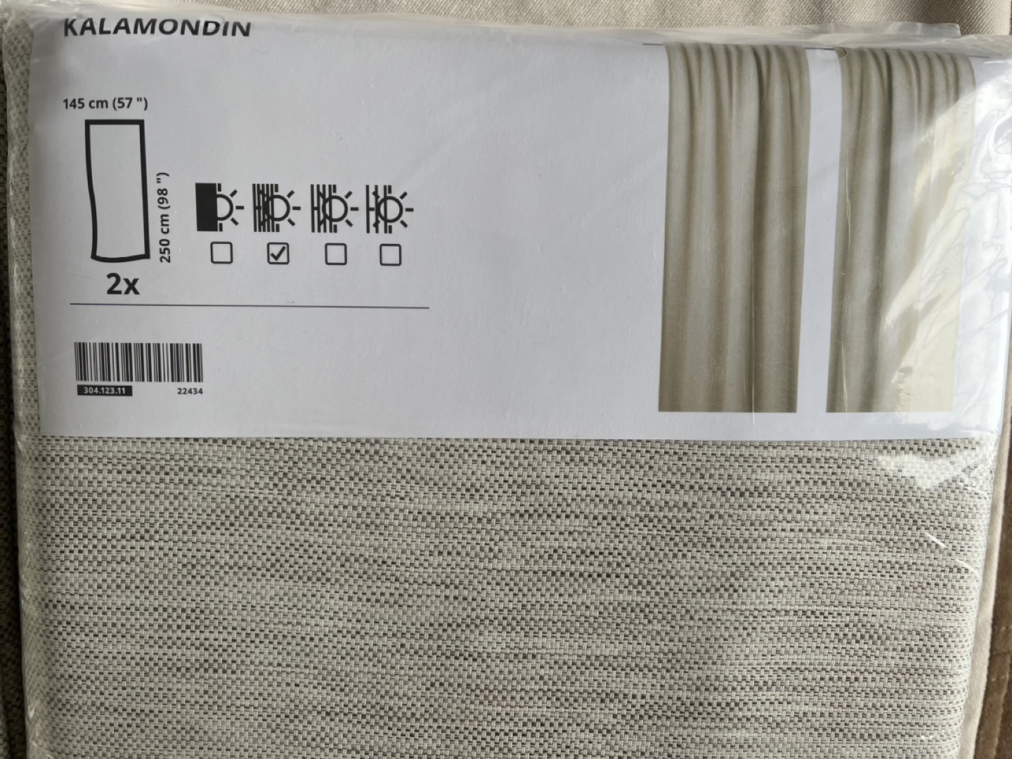 Ikea darkening curtain - photo 3