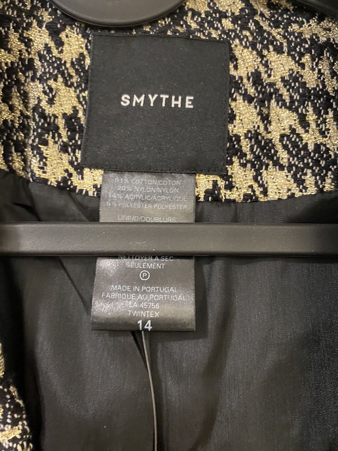 Symthe Patch Pocket Duchess Metallic Glencheck Holt Renfrew - photo 3