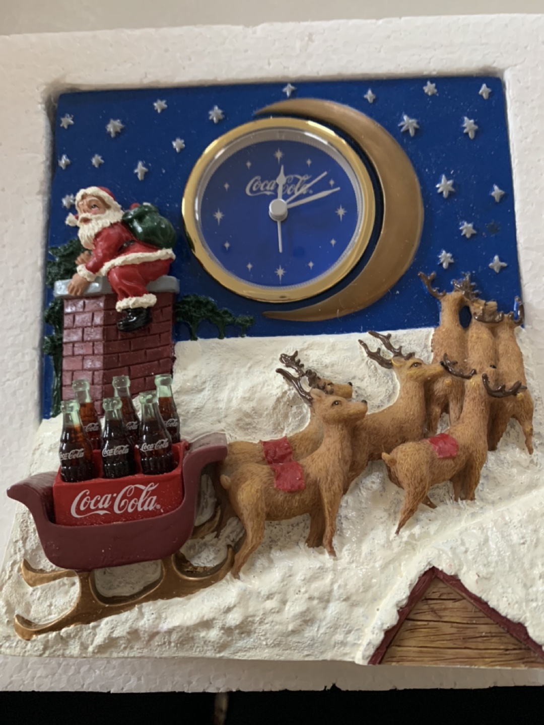 Coca Cola collectors clock decoration image indicator(4)