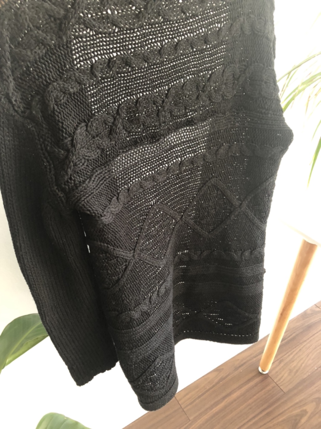 ESPRIT Long Cardigan Cable Knit Sweater image indicator(3)