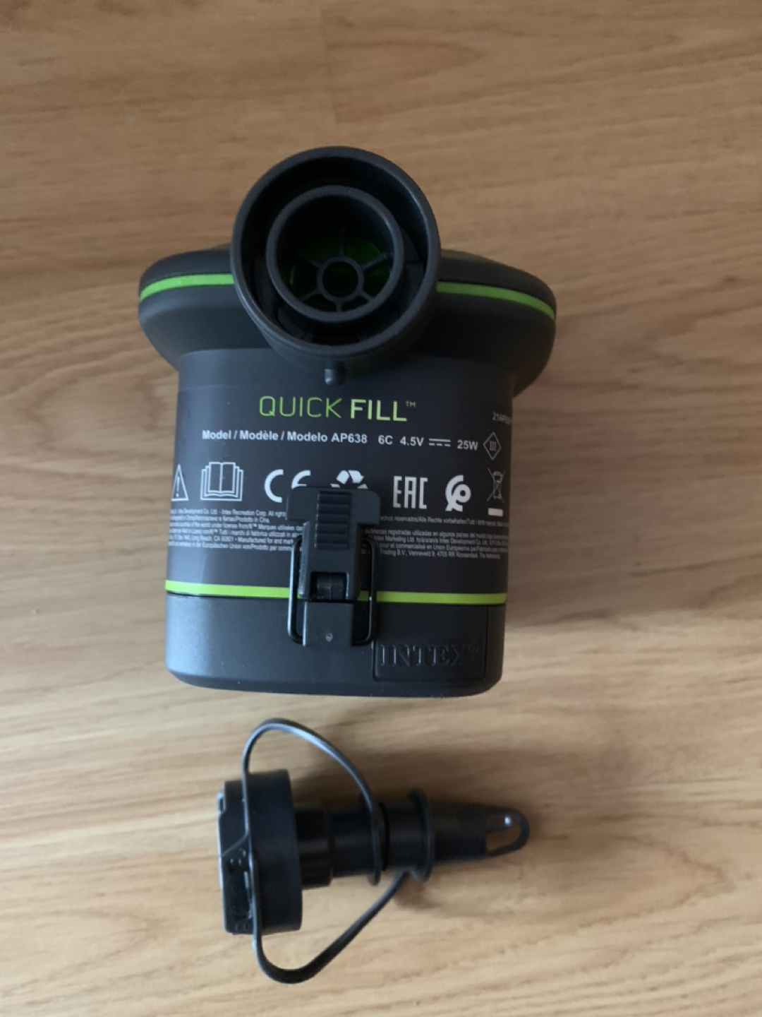 Intex Quick Fill Battery Powered Pump - photo 2