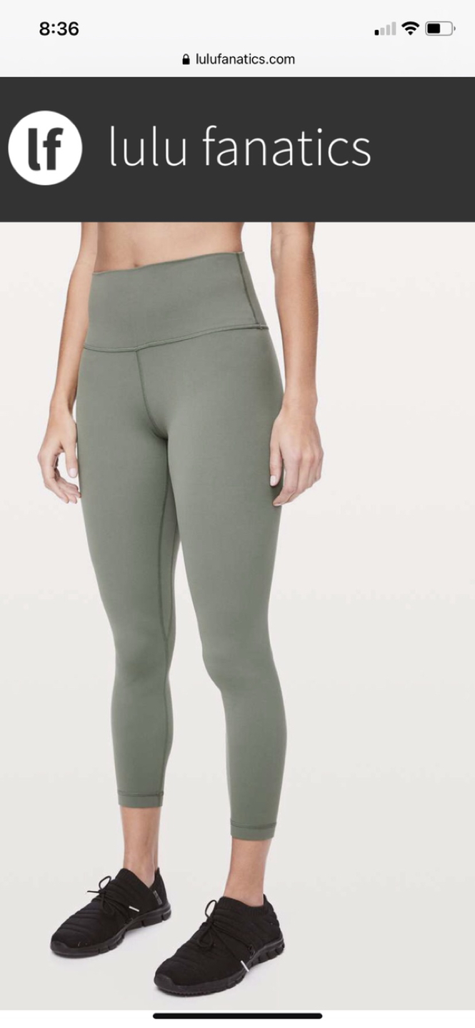 Lululemon align grey sage size 4 thumbnail