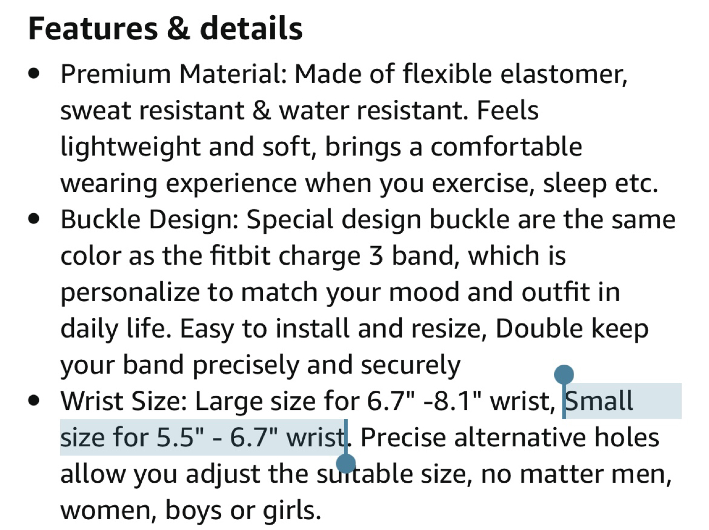 Fitbit Charge 3/4 Wristbands - photo 5
