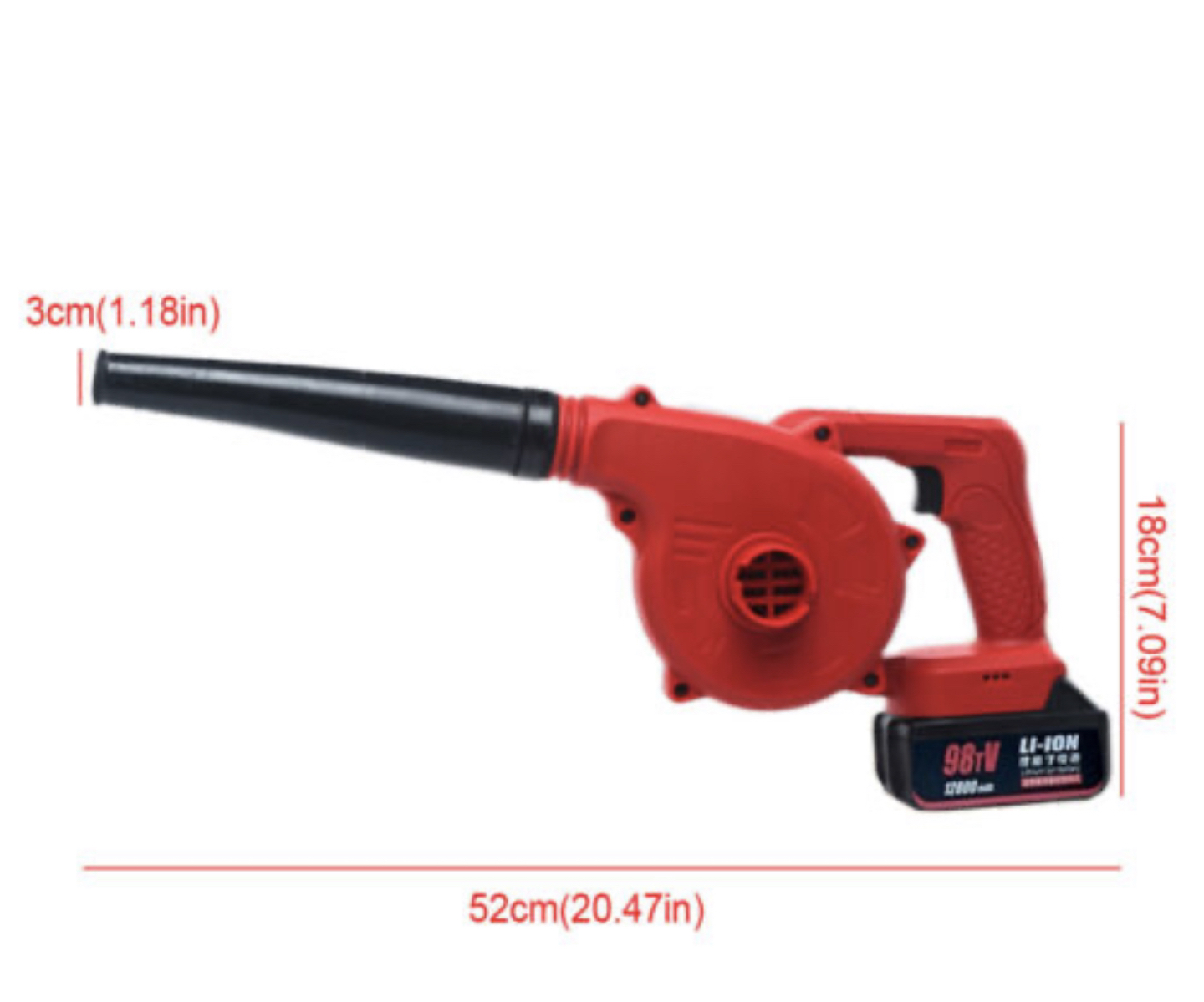 Cordless lead blower 20V - photo 2