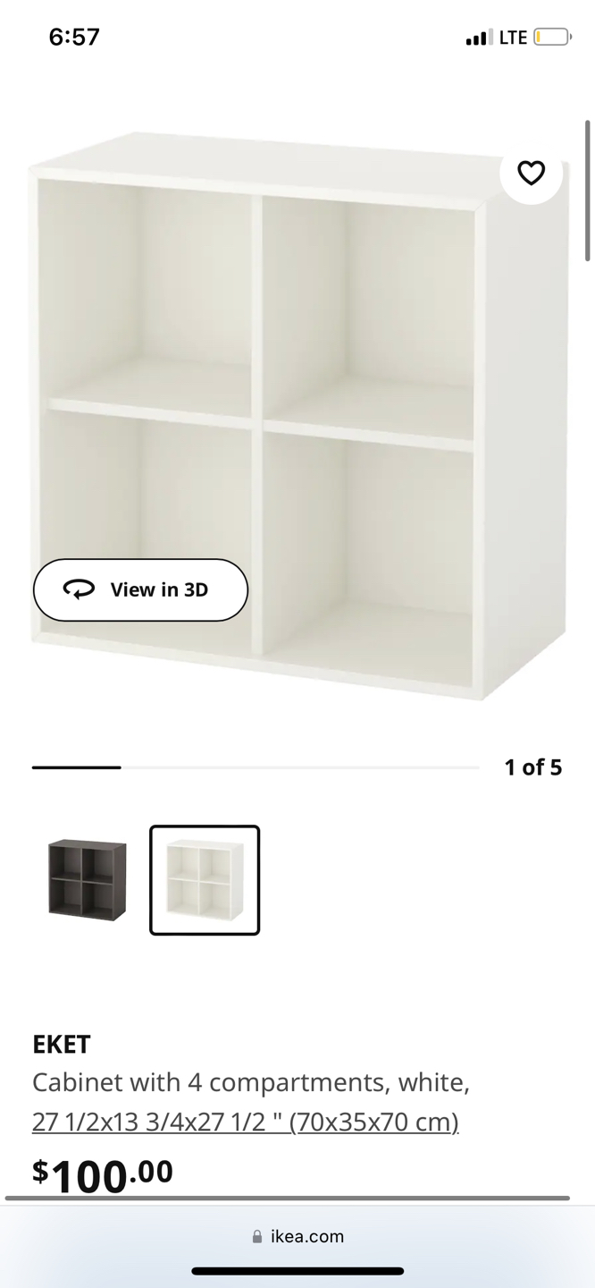 IKEA Eket Shelving Unit thumbnail