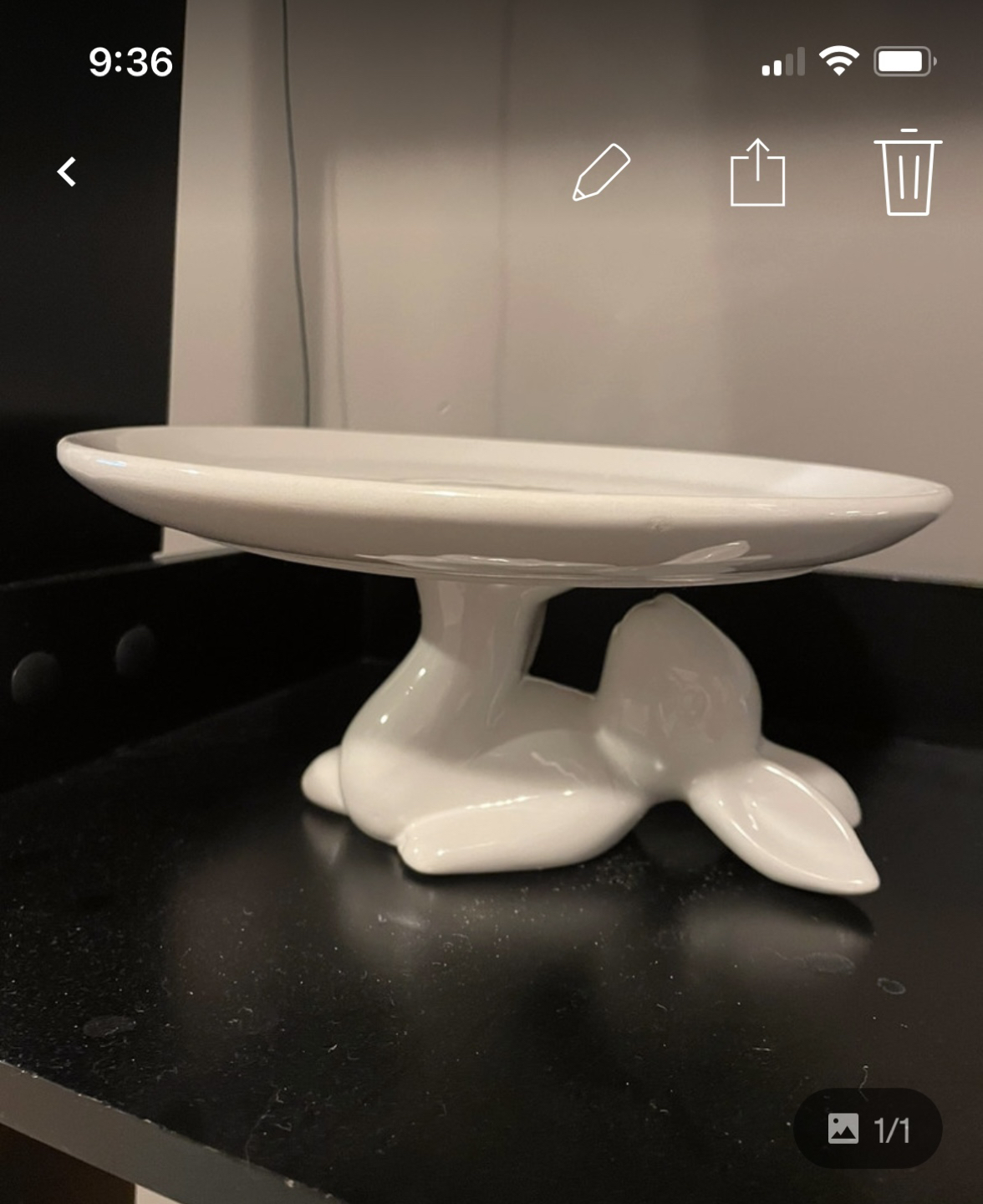 New bunny serving plate thumbnail