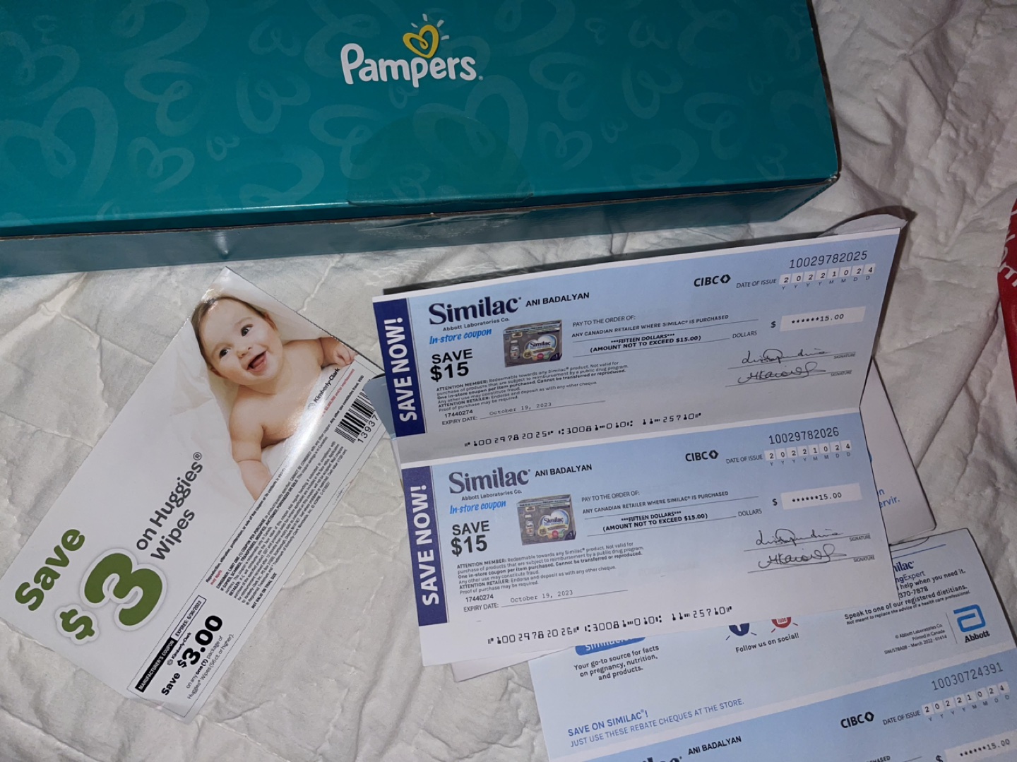 Pampers newborn samples thumbnail