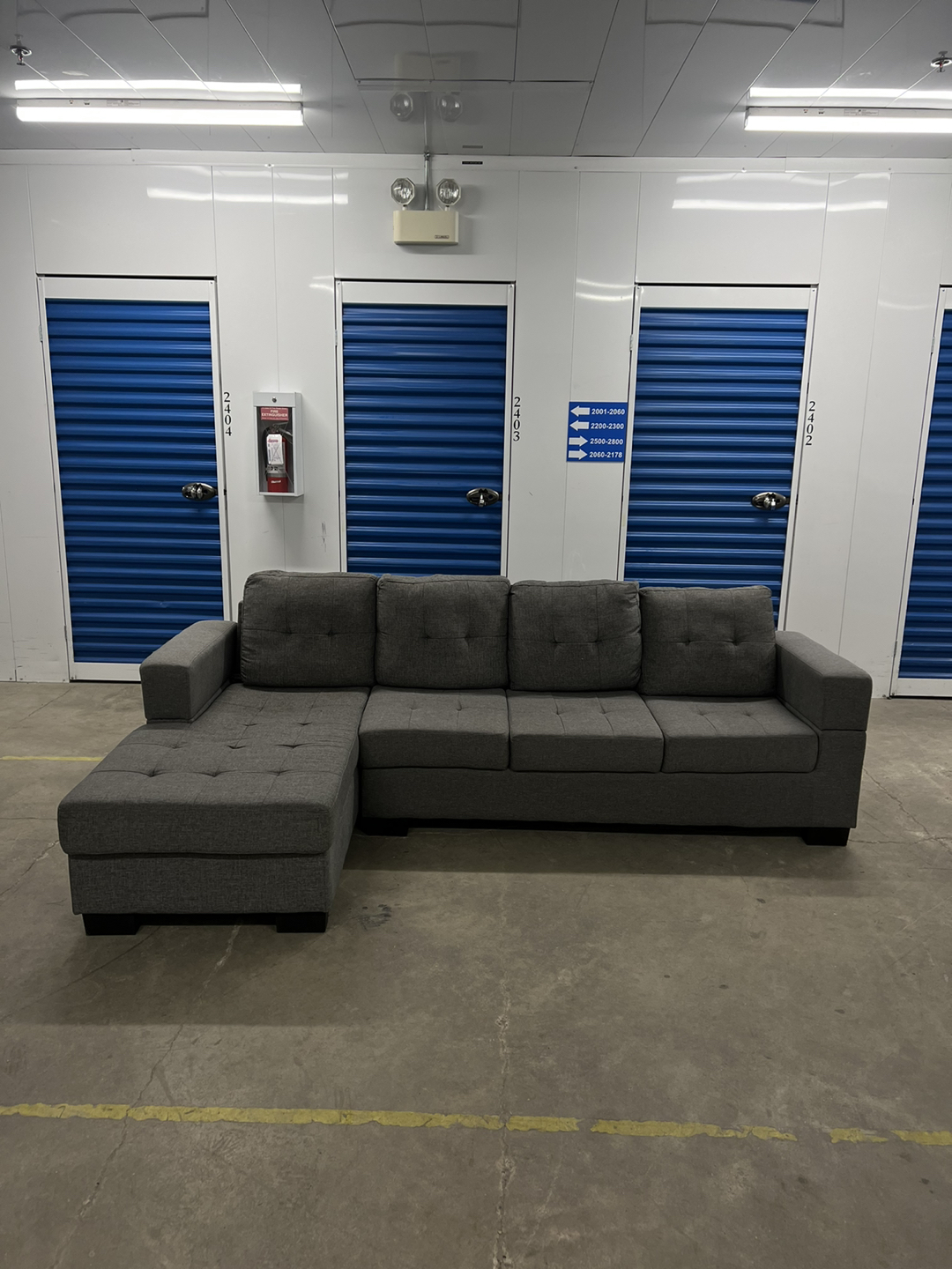 Modern Grey Sectional Couch / Sofa - FREE DELIVERY!! - photo 4