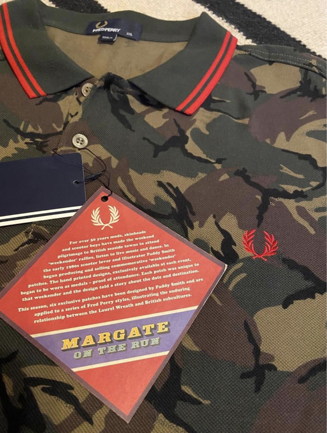 Fred perry camouflage shirt store