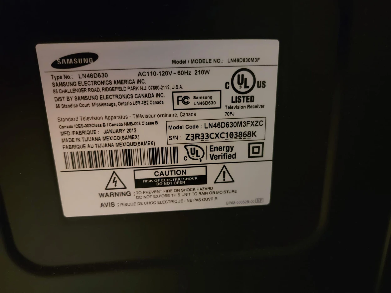 Samsung TV 46" (2011) - photo 3