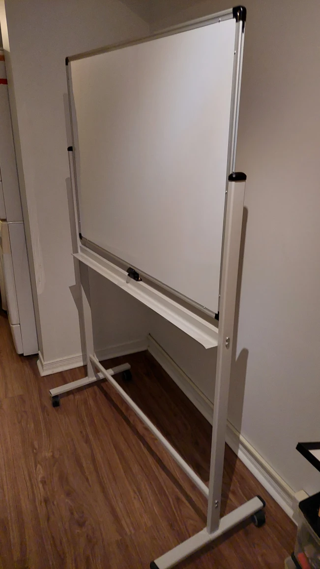 Standing white board (on wheels) - photo 2