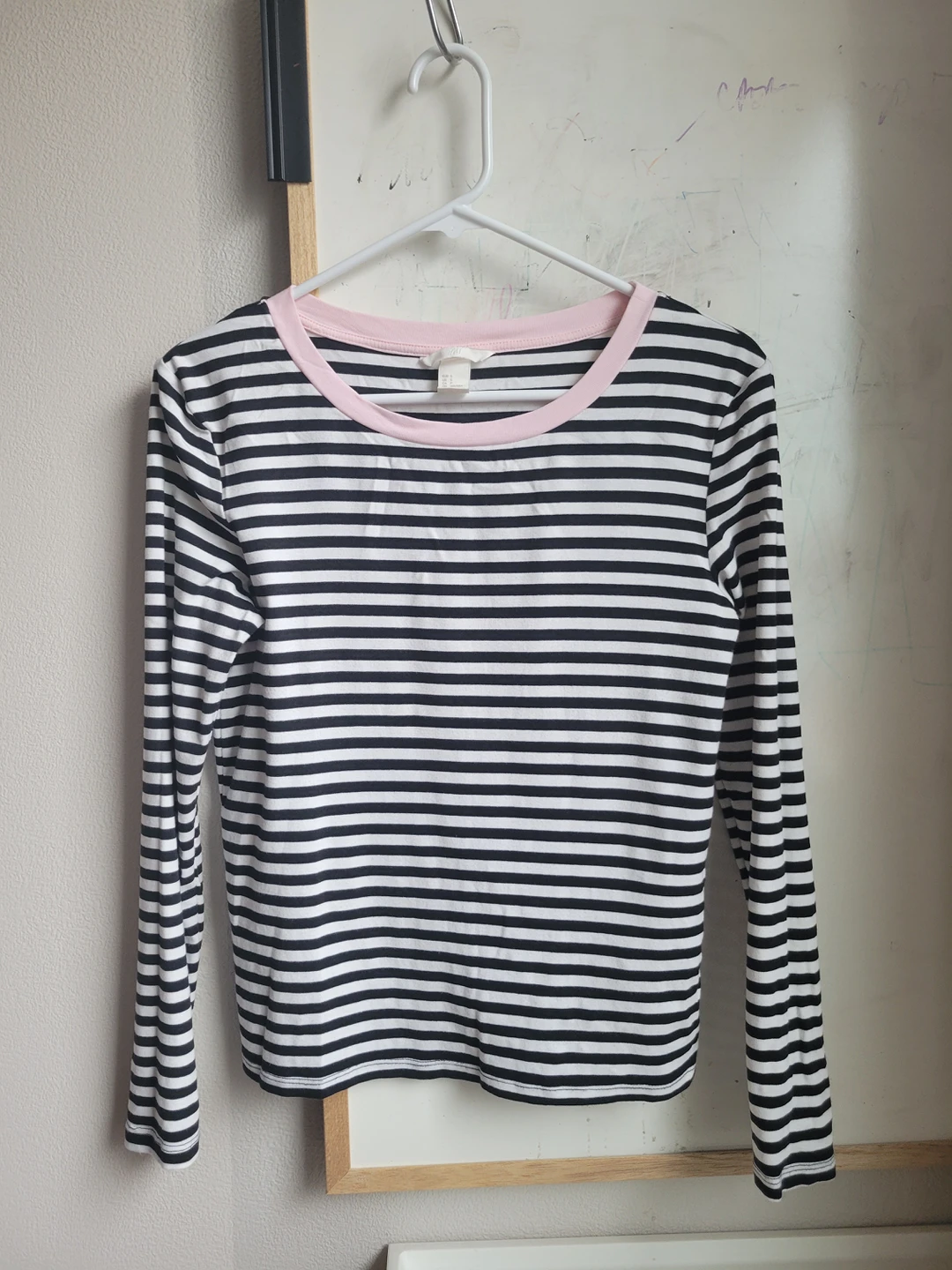 stretchy striped long sleeve thumbnail