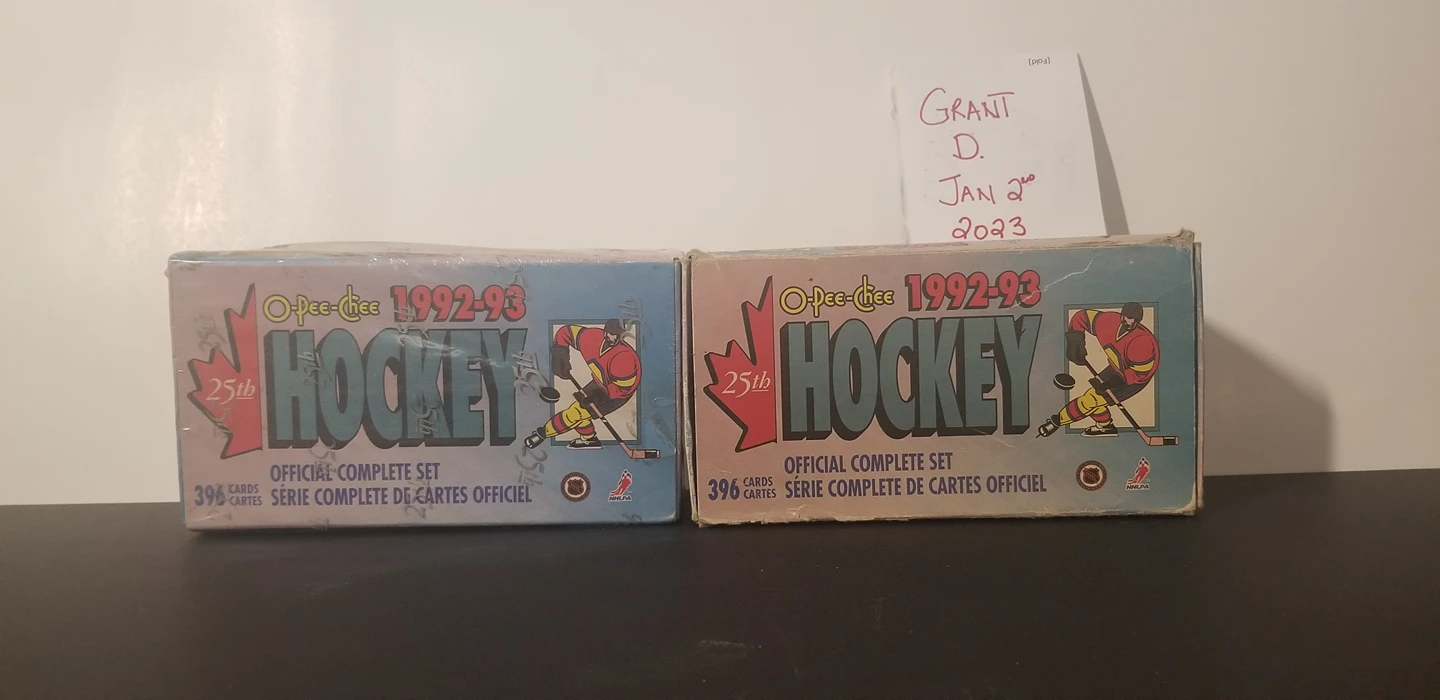 O Pee Chee 1992/93 Hockey Cards thumbnail
