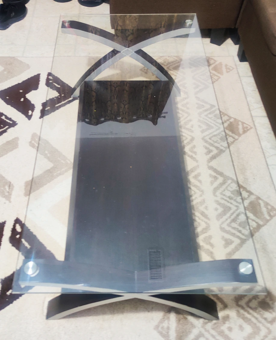 Glass Top Coffee Table - photo 2