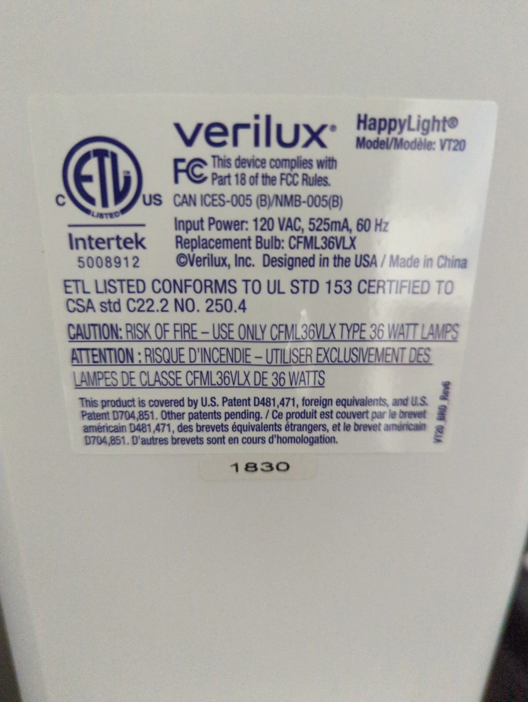 vt20 happy light by verilux - photo 2