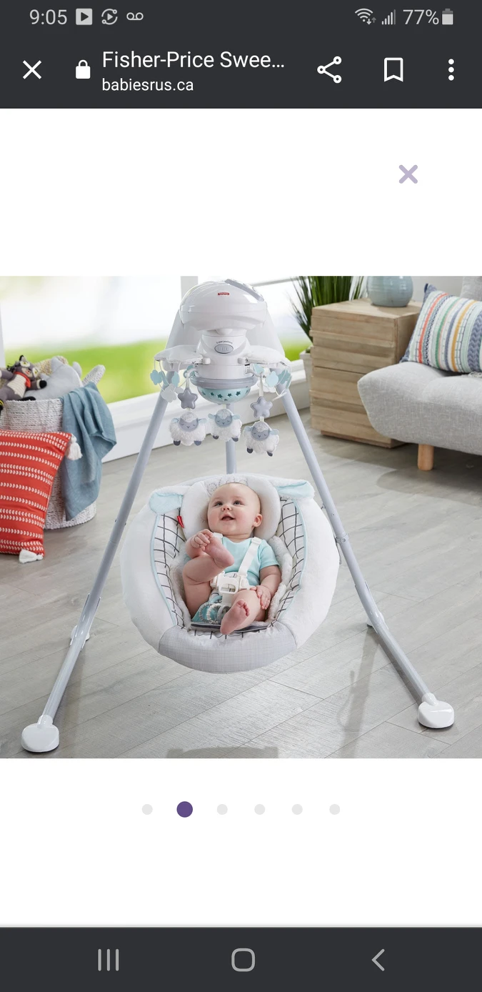 fisher price swing - photo 4