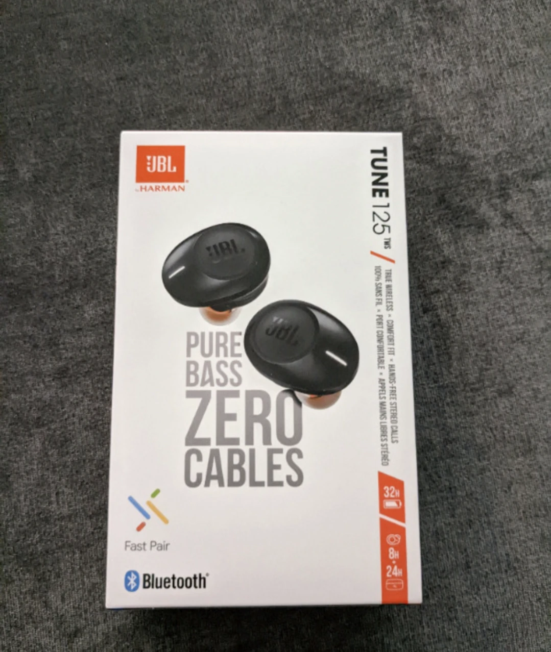 JBL TUNE 125 TWS WIRELESS EARPHONES BRAND NEW IN BOX thumbnail