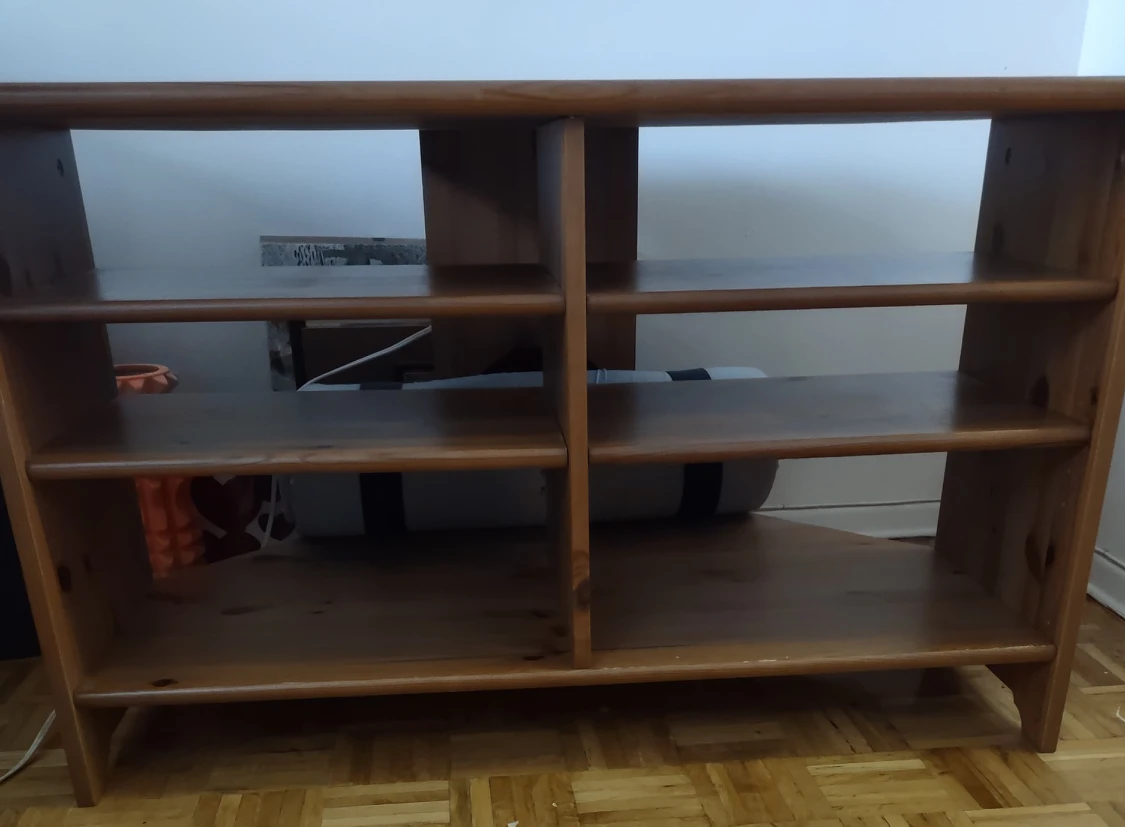 corner table with shelves - photo 4
